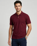 Maroon Basic Polo Shirt