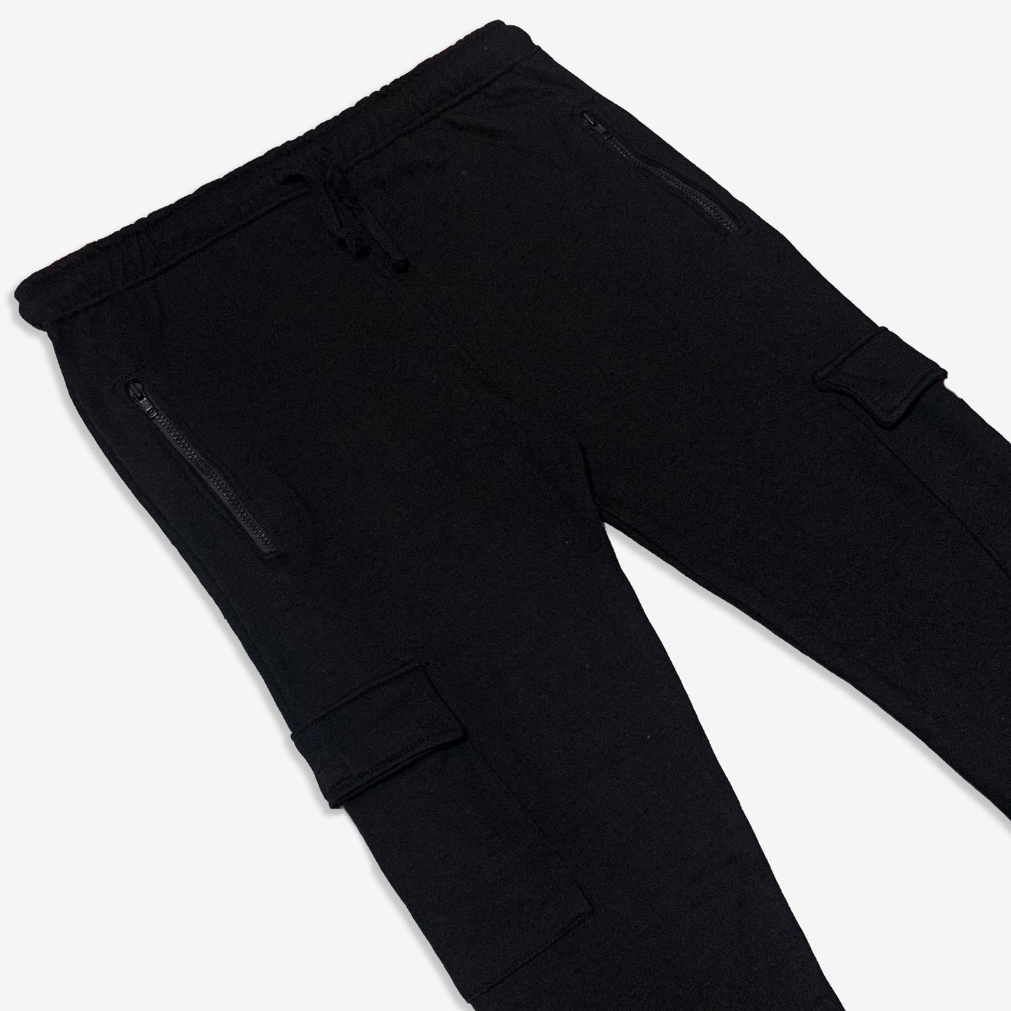 Basic Black Cargo Terry Trouser