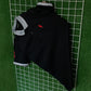 Black Contrast Collar Polo Shirt