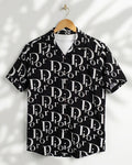 Black & White Dior Printed Shirt - MS089