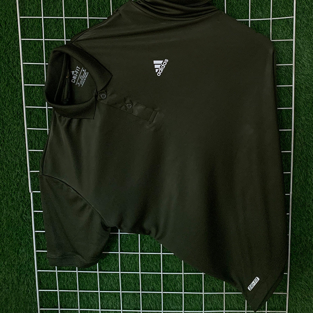 Dark Green - Dry Fit Polo Shirt