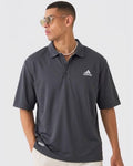 Grey - Dry Fit Polo Shirt
