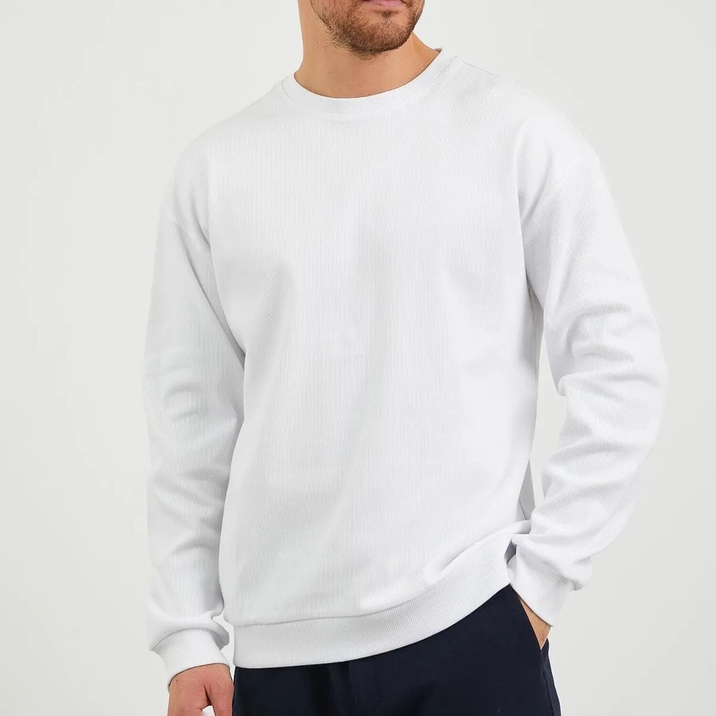 Basic White Sweatshirt