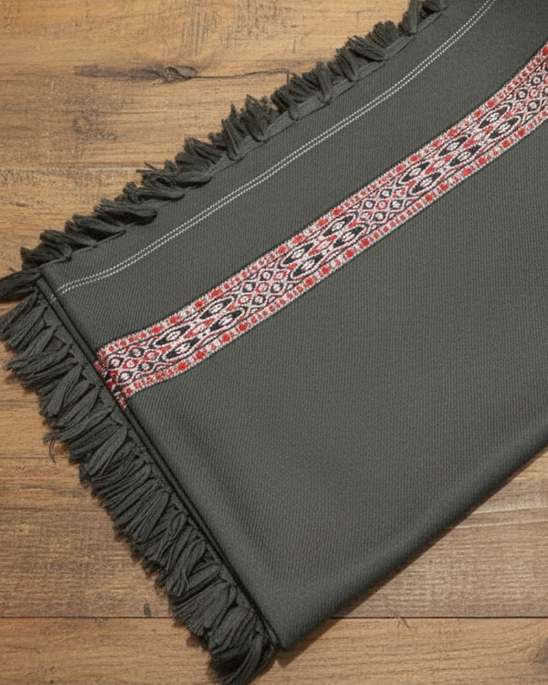 Grey Traditional Shawl
