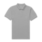 Heather Grey Basic Polo Shirt