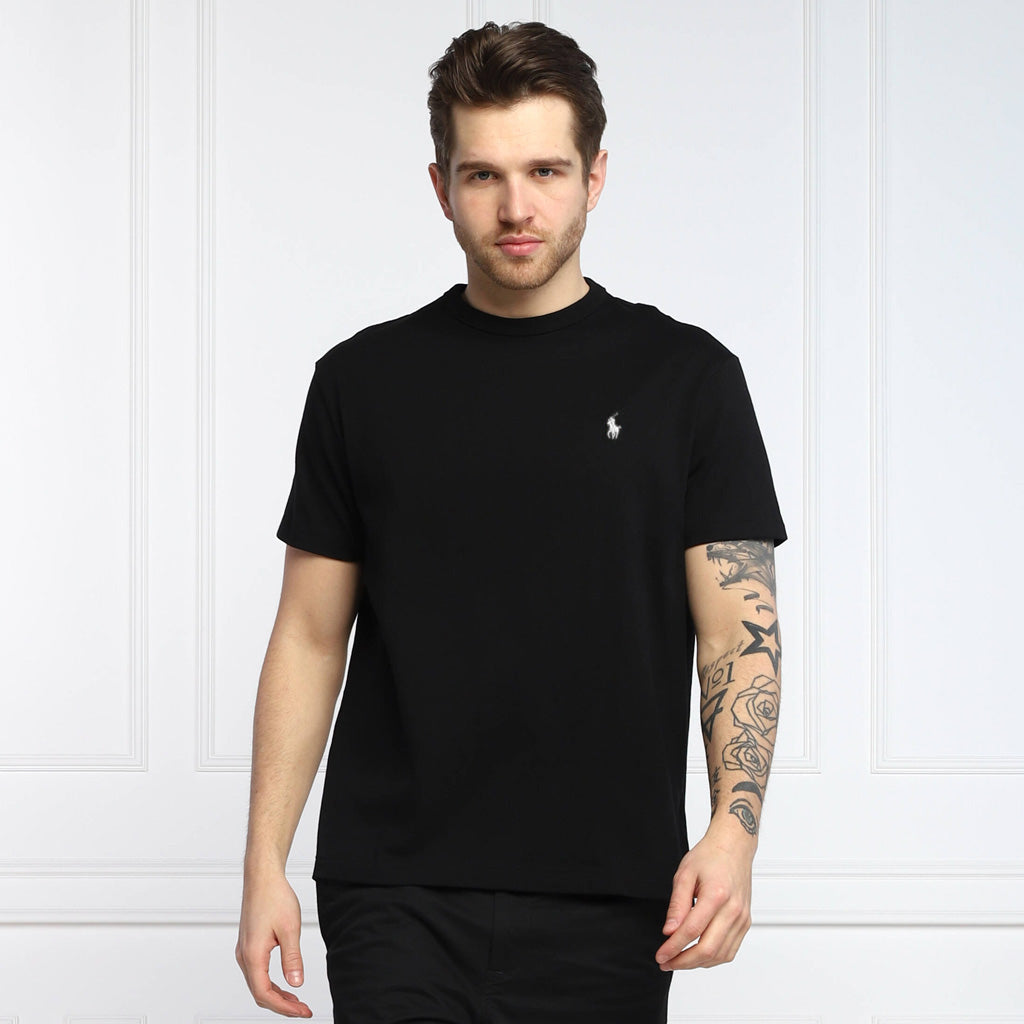 Classic Pony Logo Black Crewneck T-Shirt