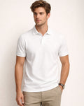 White Basic Polo Shirt