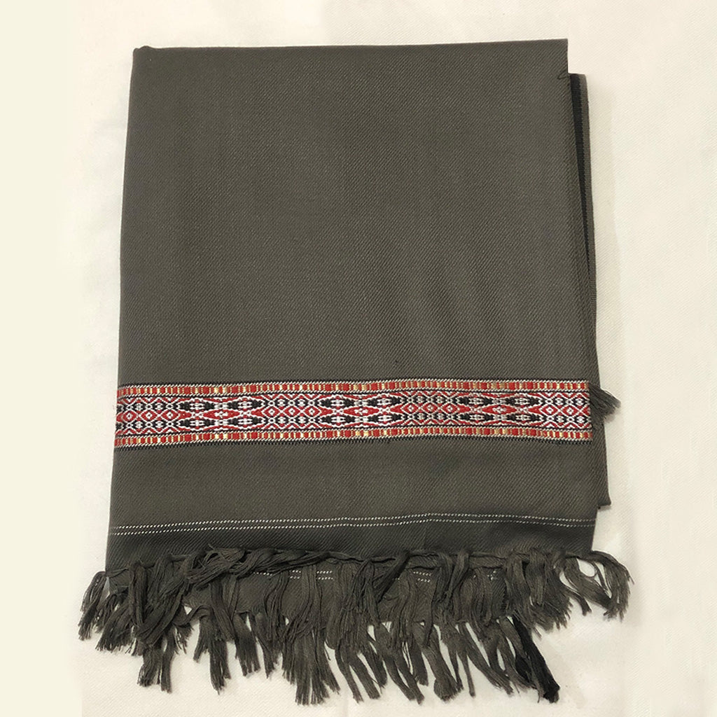 Grey Traditional Shawl