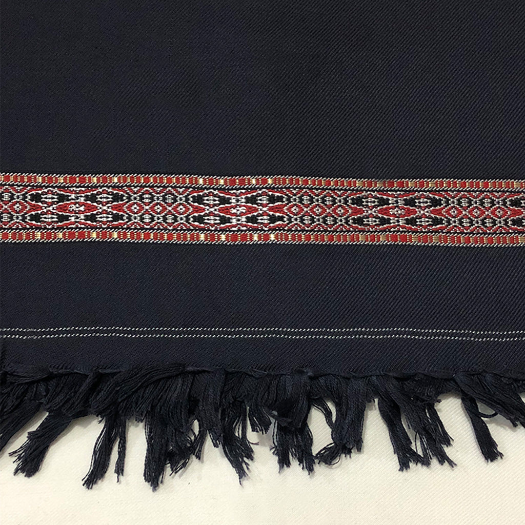 Navy Blue Traditional Shawl