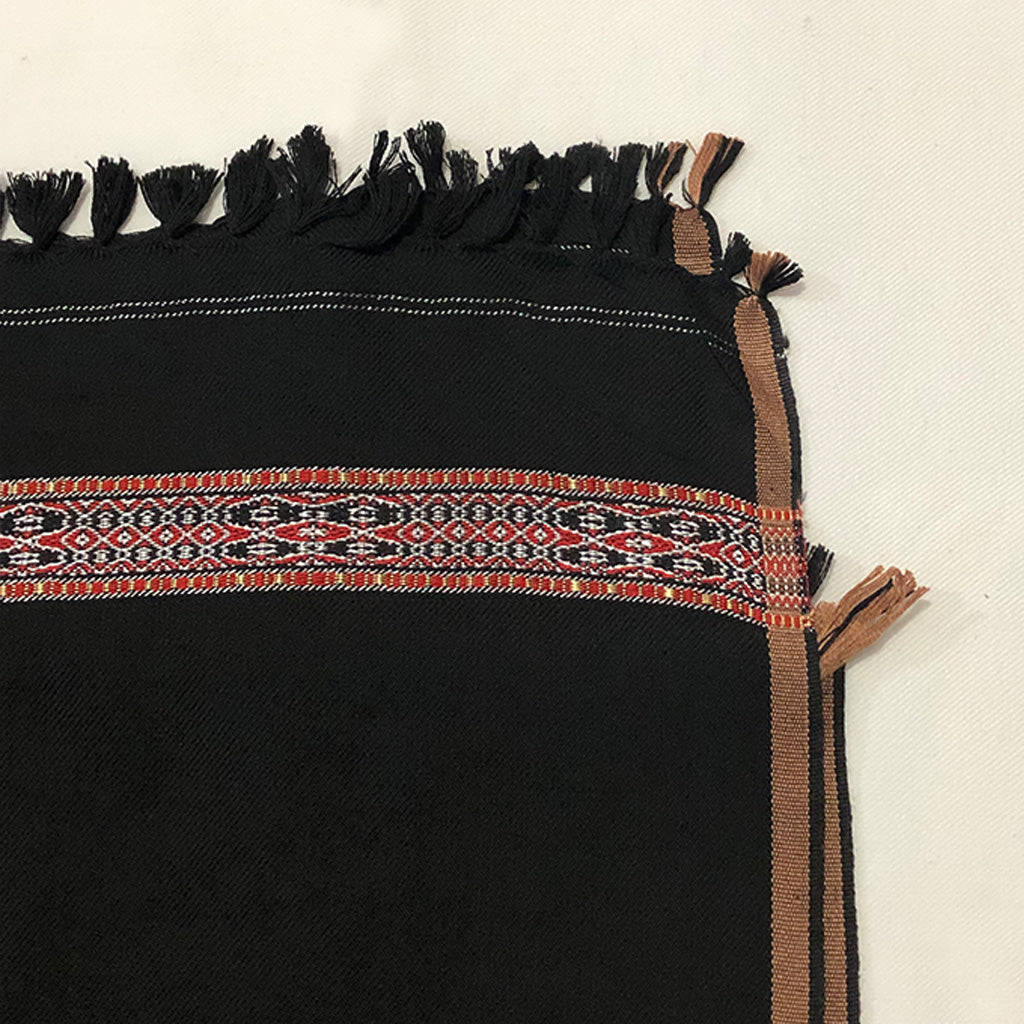 Black Traditional Shawl