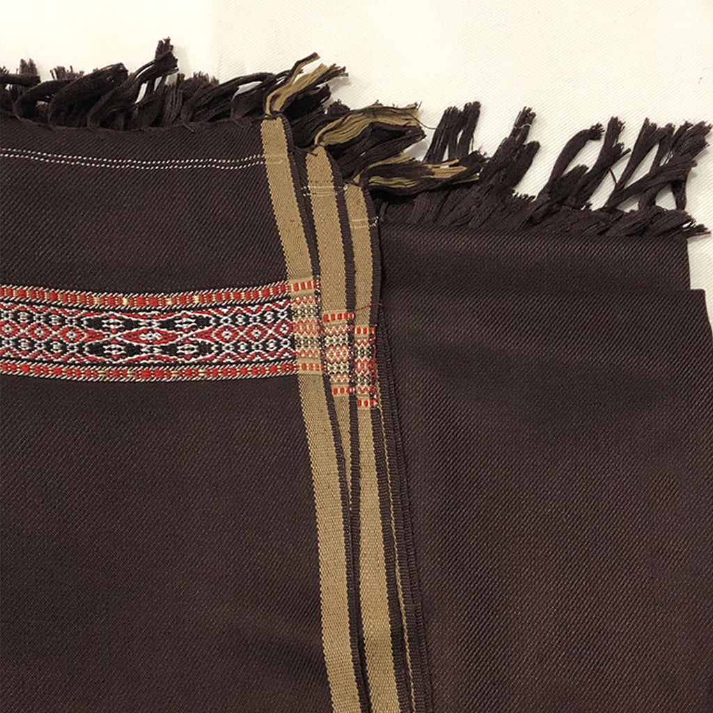 Dark Brown Traditional Shawl