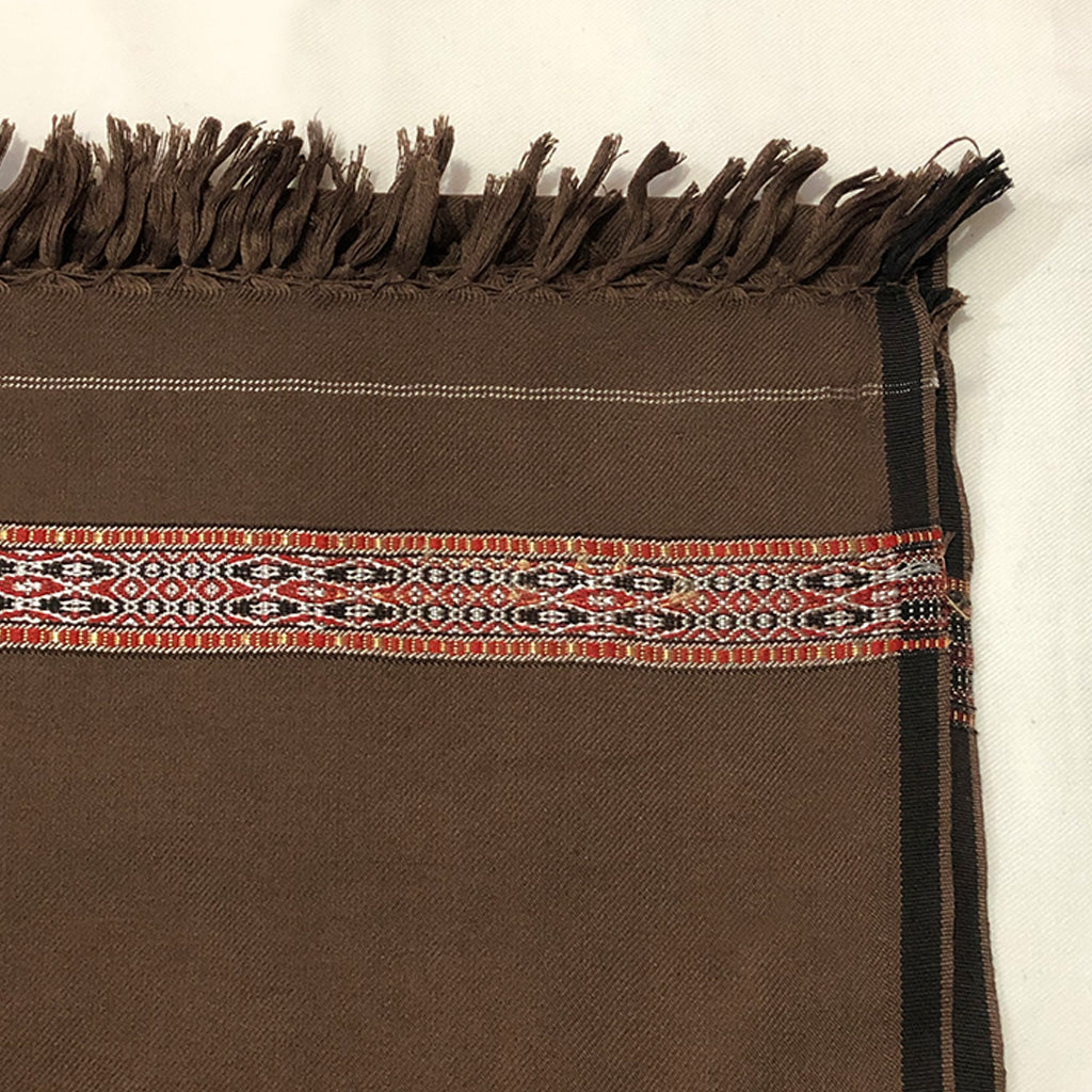 Brown Traditional Shawl