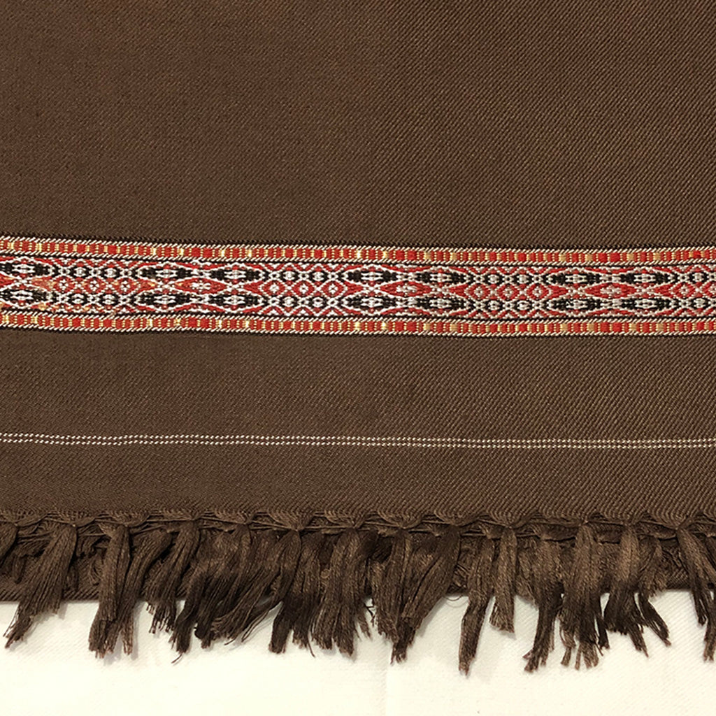 Brown Traditional Shawl