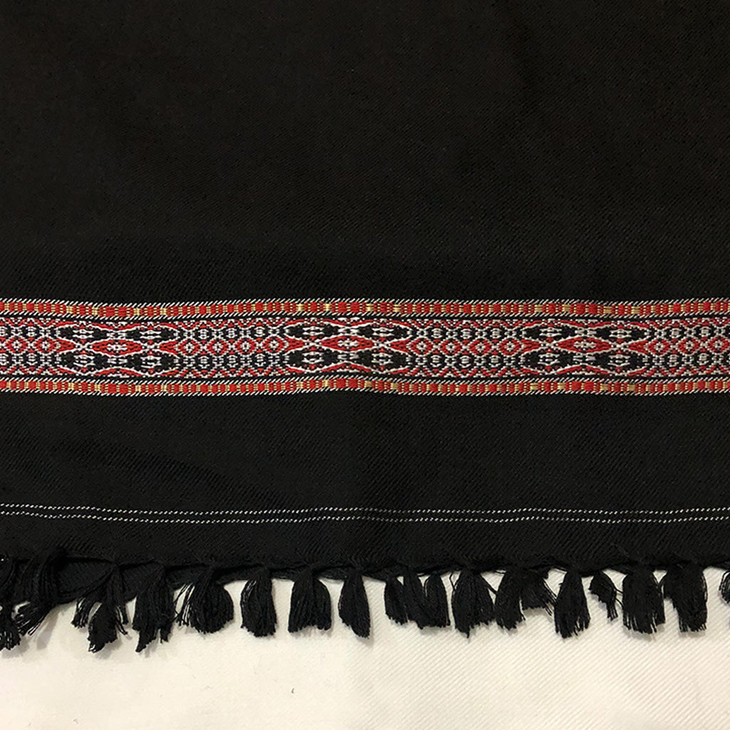 Black Traditional Shawl