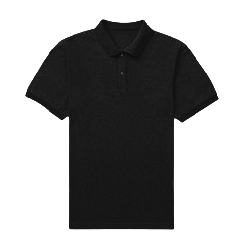 Black Basic Polo Shirt