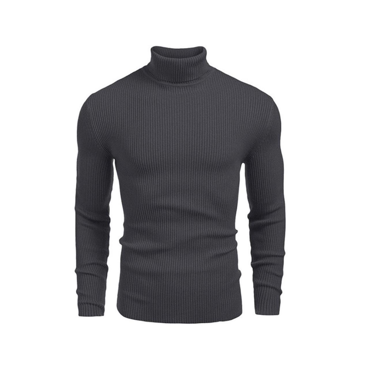 Charcoal Turtle Neck