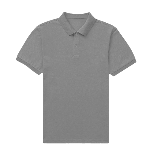 Steel Grey Basic Polo Shirt – Outfit90s