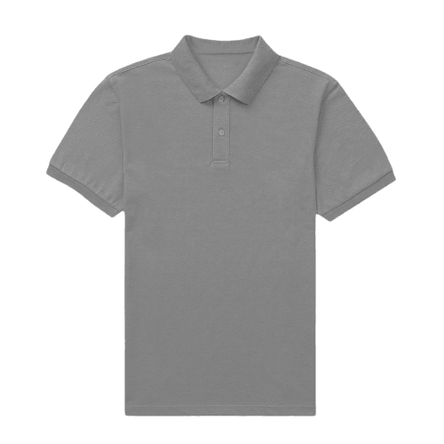 Steel Grey Basic Polo Shirt