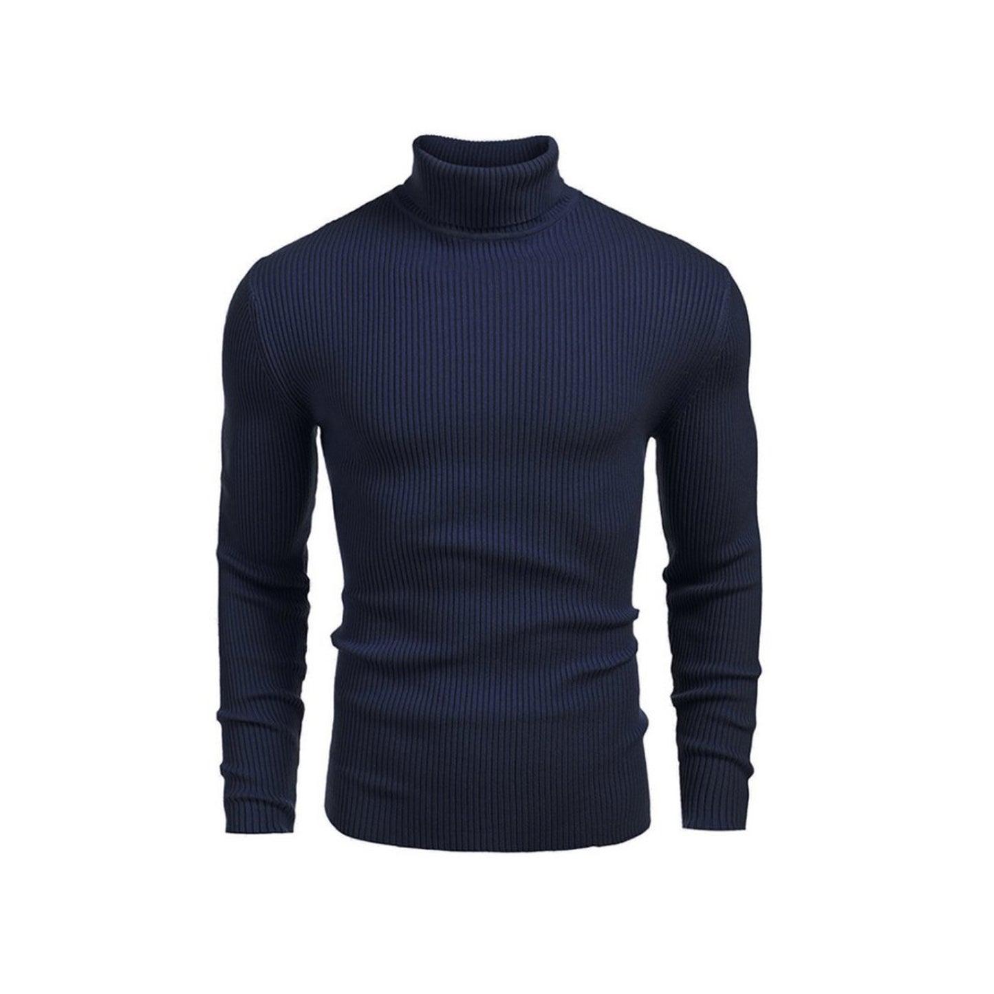 Navy Blue Turtle Neck