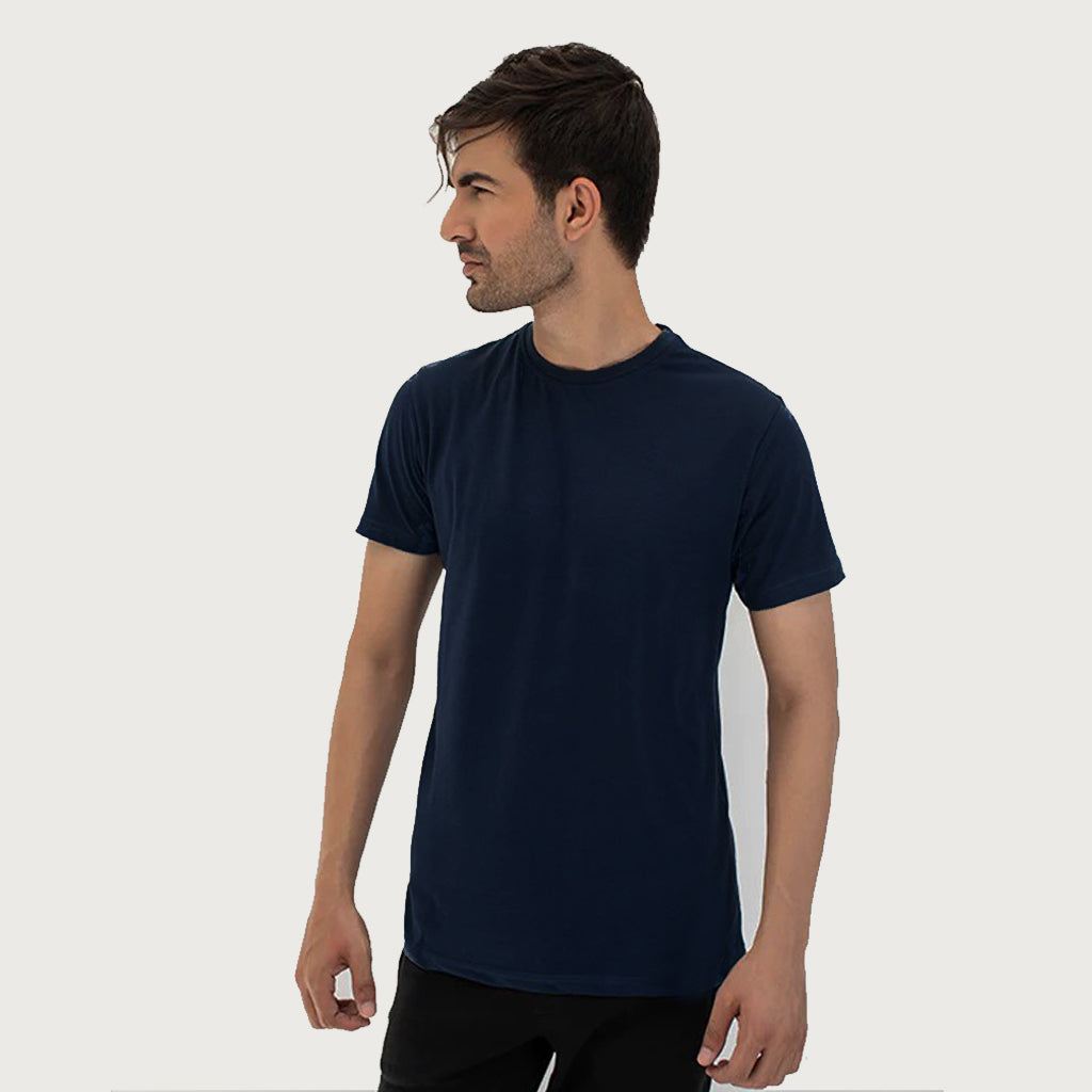 Navy Blue Basic T-Shirt – Outfit90s