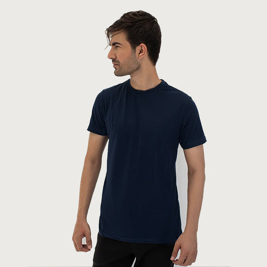 Navy Blue Basic T-Shirt