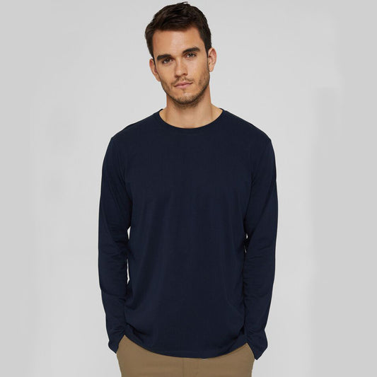 Full Sleeves Basic Navy T-Shirt