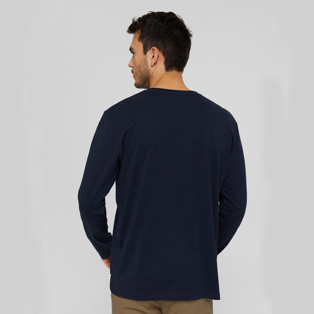 Full Sleeves Basic Navy T-Shirt