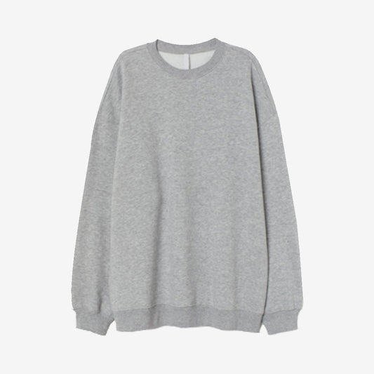 Basic Heather Grey Sweatshirt