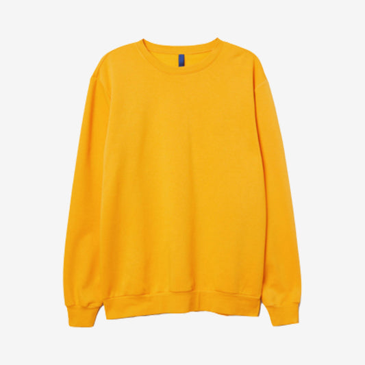 Basic Yellow Sweatshirt