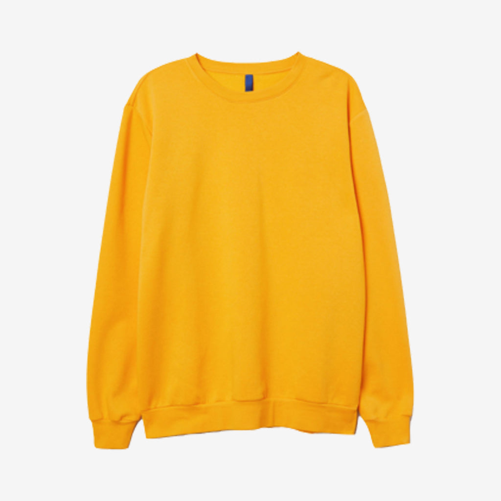 Basic Yellow Sweatshirt